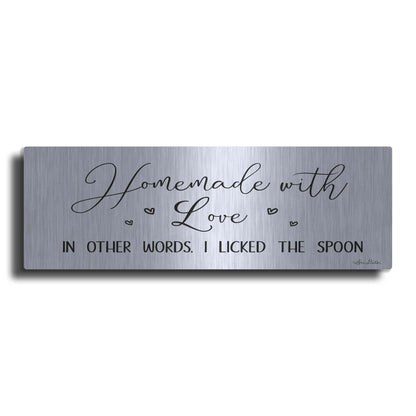 Luxe Metal Art 'Homemade with Love' by Lori Deiter, Metal Wall Art