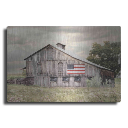 Luxe Metal Art 'Rural Virginia Barn' by Lori Deiter, Metal Wall Art