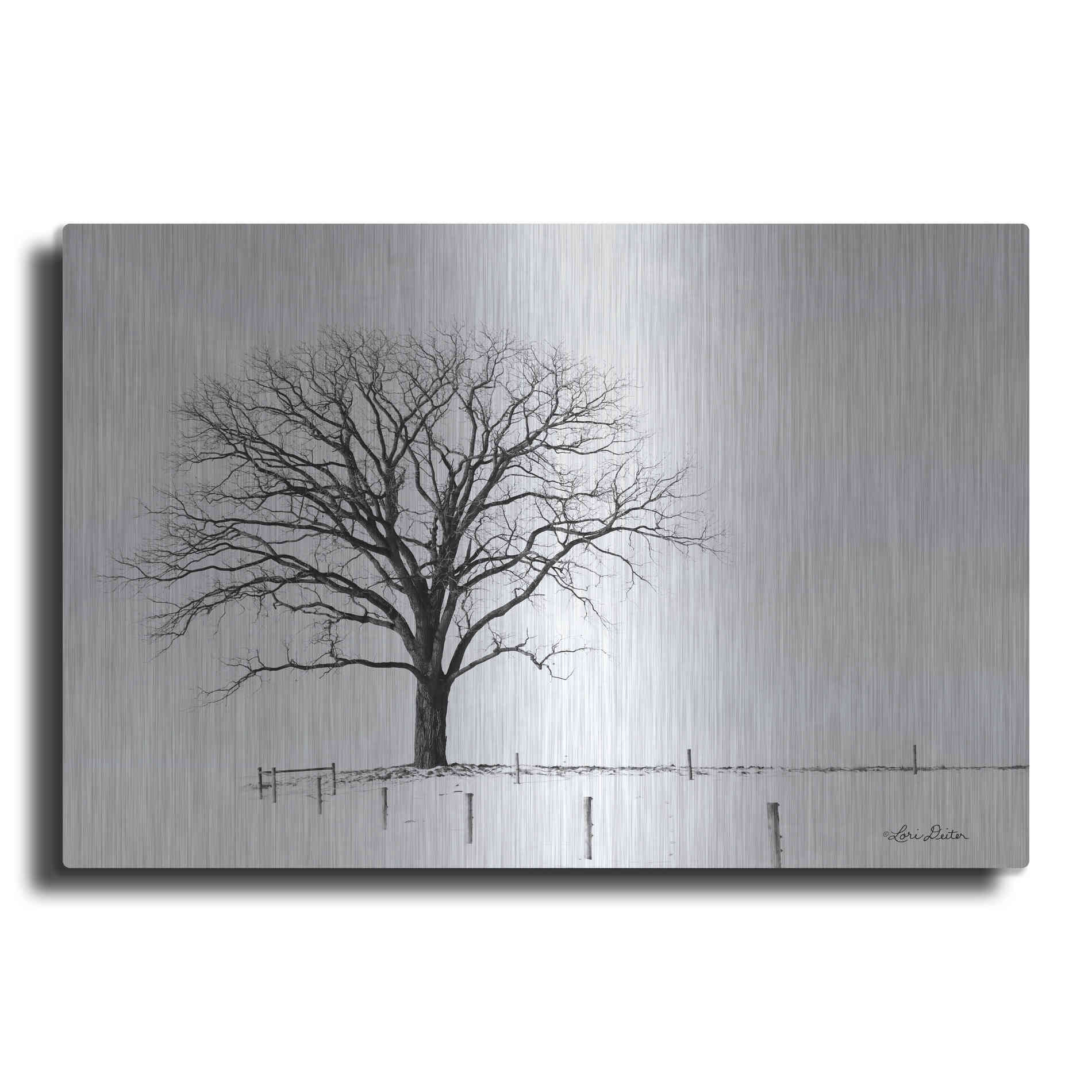 Luxe Metal Art 'Bare' by Lori Deiter, Metal Wall Art