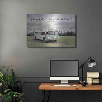 Luxe Metal Art 'Camping in Style' by Lori Deiter, Metal Wall Art,36x24