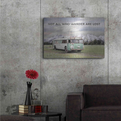Luxe Metal Art 'Camping in Style' by Lori Deiter, Metal Wall Art,36x24
