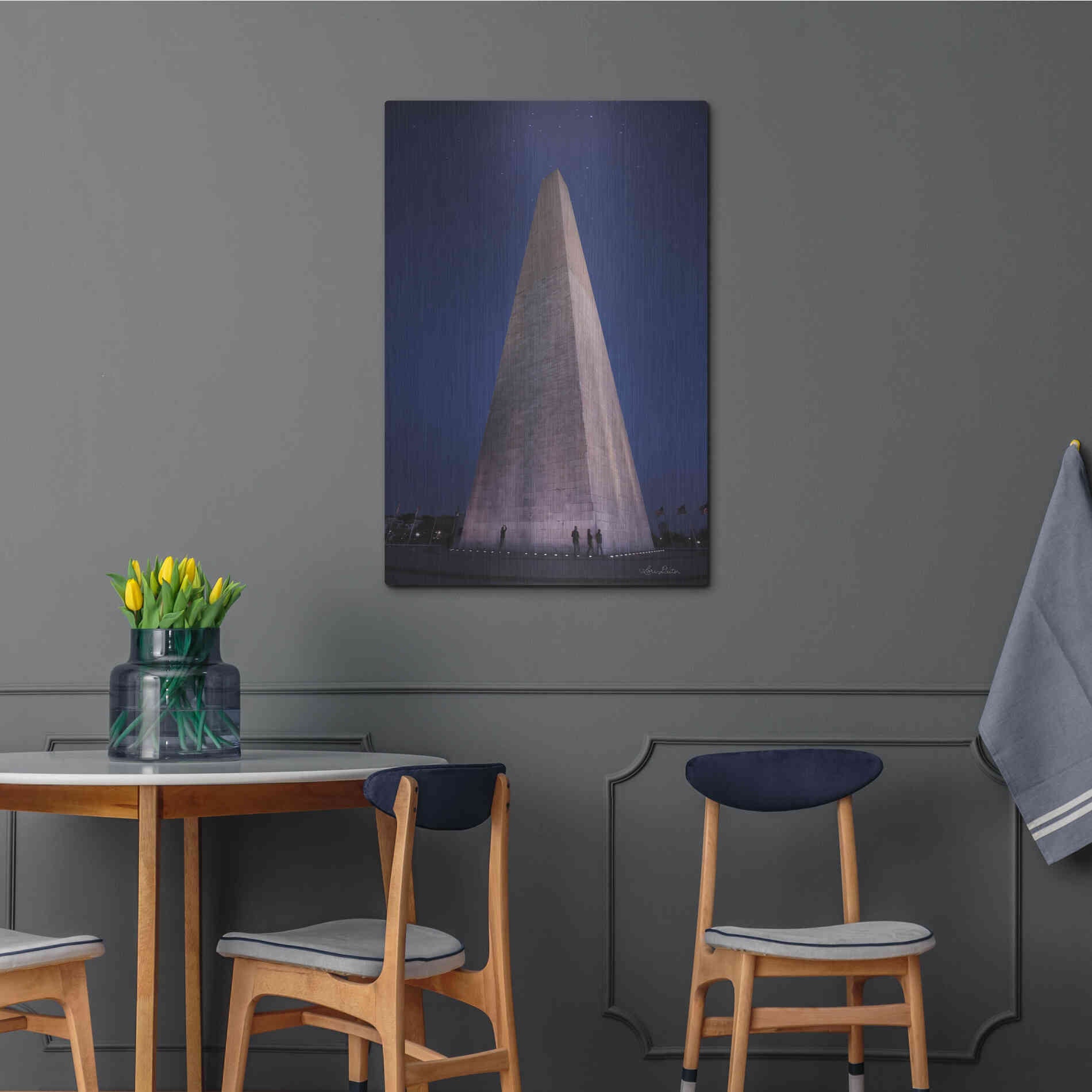 Luxe Metal Art 'Reach for the Stars' by Lori Deiter, Metal Wall Art,24x36