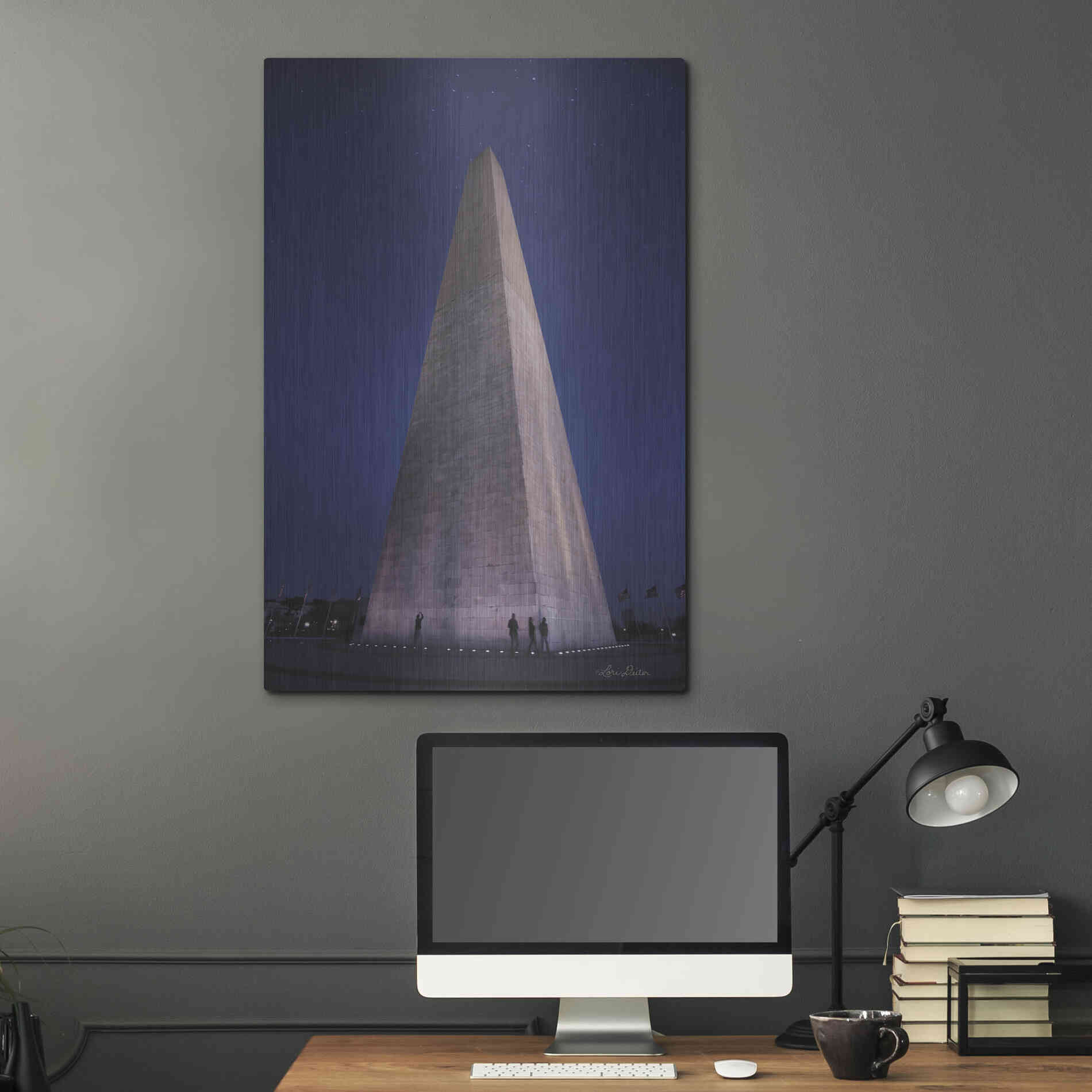 Luxe Metal Art 'Reach for the Stars' by Lori Deiter, Metal Wall Art,24x36