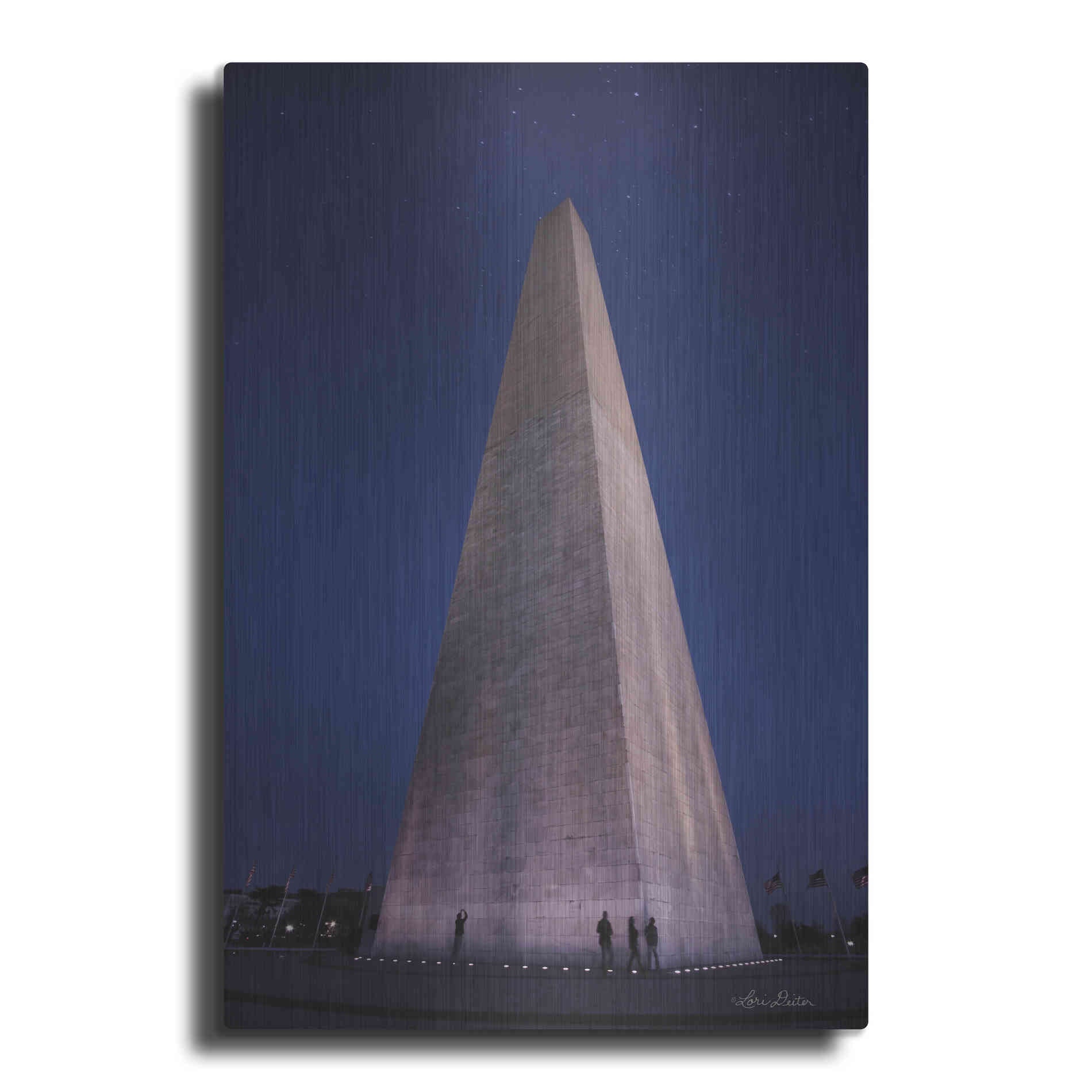 Luxe Metal Art 'Reach for the Stars' by Lori Deiter, Metal Wall Art