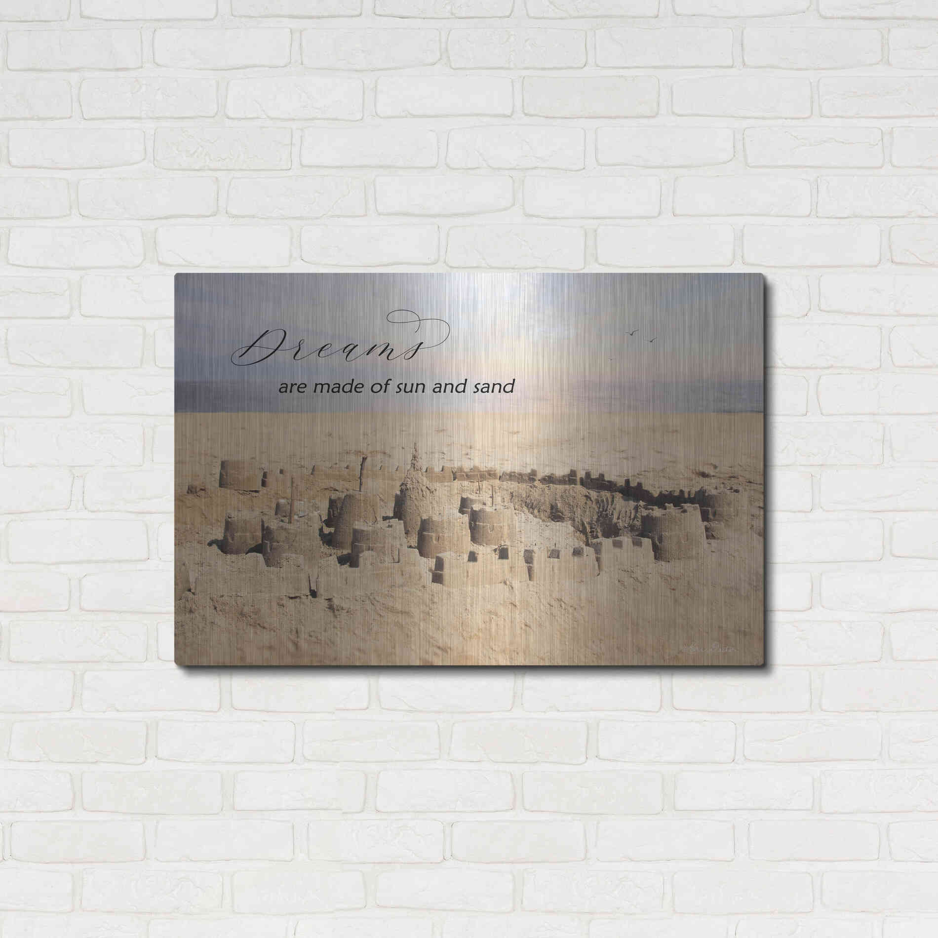 Luxe Metal Art 'Dreams' by Lori Deiter, Metal Wall Art,36x24