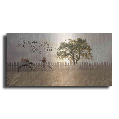Luxe Metal Art 'Autumn is in the Air' by Lori Deiter, Metal Wall Art