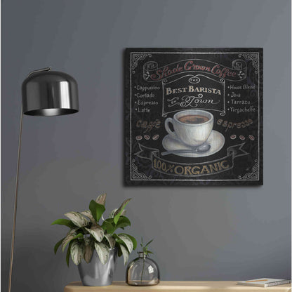 Luxe Metal Art 'Morning Treat Square II' by Daphne Brissonet, Metal Wall Art,24x24