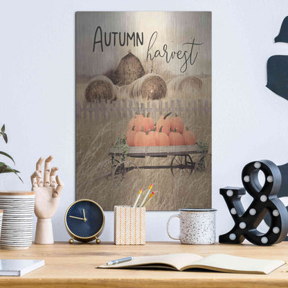 Luxe Metal Art 'Autumn Harvest' by Lori Deiter, Metal Wall Art,12x16