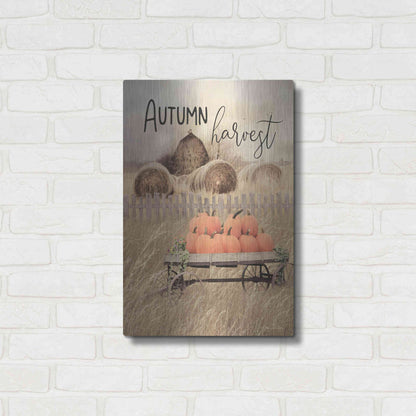 Luxe Metal Art 'Autumn Harvest' by Lori Deiter, Metal Wall Art,16x24