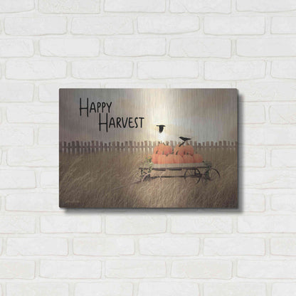 Luxe Metal Art 'Happy Harvest' by Lori Deiter, Metal Wall Art,24x16