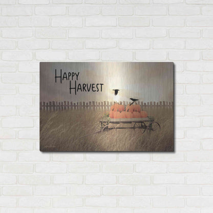 Luxe Metal Art 'Happy Harvest' by Lori Deiter, Metal Wall Art,36x24
