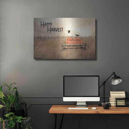 Luxe Metal Art 'Happy Harvest' by Lori Deiter, Metal Wall Art,36x24