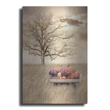 Luxe Metal Art 'Fall Wagon' by Lori Deiter, Metal Wall Art