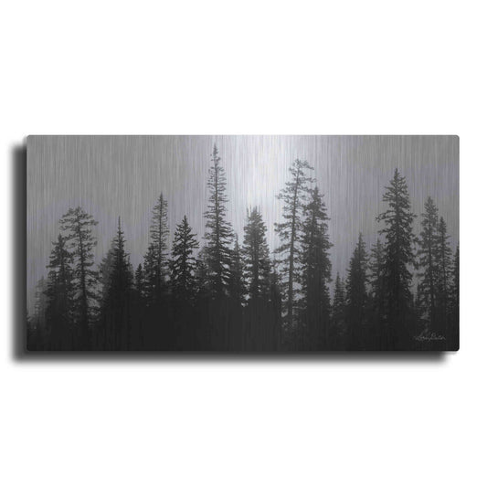 Luxe Metal Art 'Rocky's Trees' by Lori Deiter, Metal Wall Art