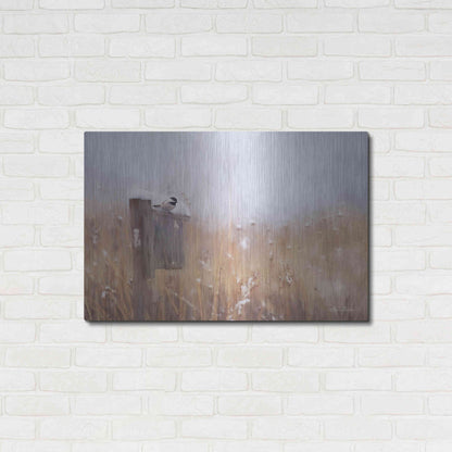 Luxe Metal Art 'Countdown Til Spring' by Lori Deiter, Metal Wall Art,36x24