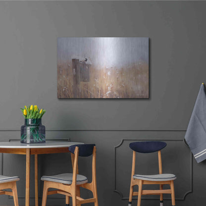 Luxe Metal Art 'Countdown Til Spring' by Lori Deiter, Metal Wall Art,36x24