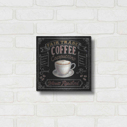 Luxe Metal Art 'Morning Treat Square I' by Daphne Brissonet, Metal Wall Art,12x12