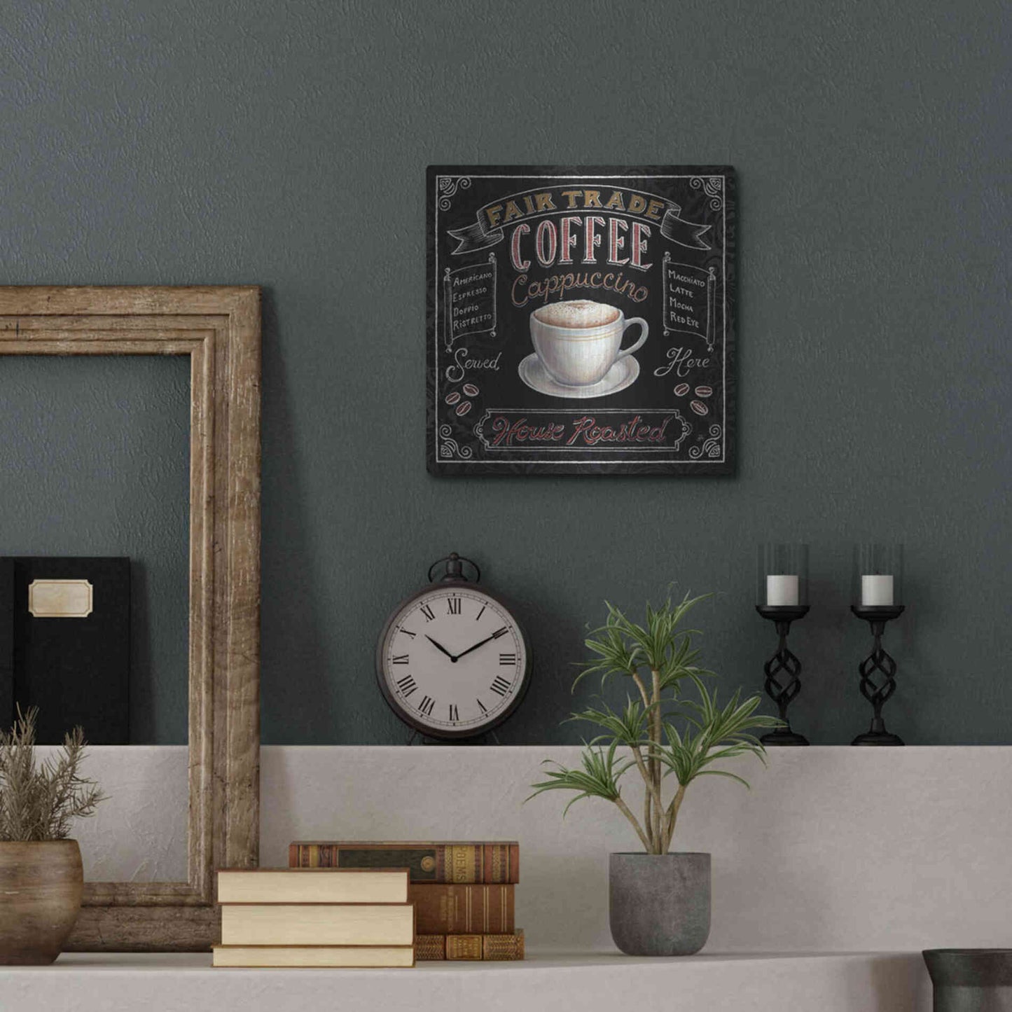 Luxe Metal Art 'Morning Treat Square I' by Daphne Brissonet, Metal Wall Art,12x12