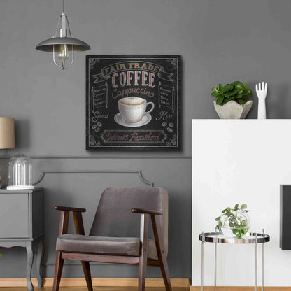 Luxe Metal Art 'Morning Treat Square I' by Daphne Brissonet, Metal Wall Art,24x24