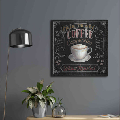 Luxe Metal Art 'Morning Treat Square I' by Daphne Brissonet, Metal Wall Art,24x24