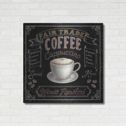 Luxe Metal Art 'Morning Treat Square I' by Daphne Brissonet, Metal Wall Art,36x36