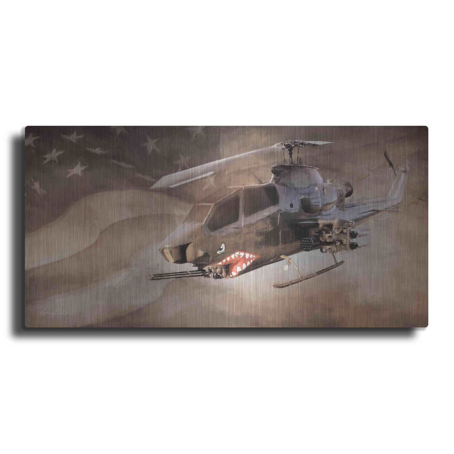 Luxe Metal Art 'Freedom Fighter' by Lori Deiter, Metal Wall Art