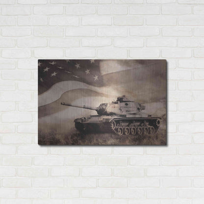 Luxe Metal Art 'The Liberator Tank' by Lori Deiter, Metal Wall Art,36x24