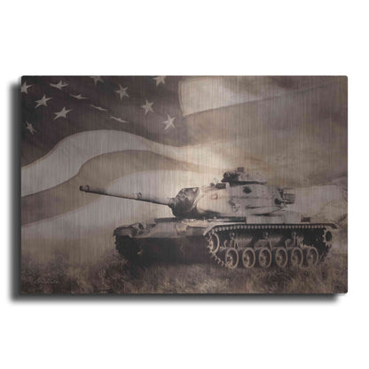 Luxe Metal Art 'The Liberator Tank' by Lori Deiter, Metal Wall Art