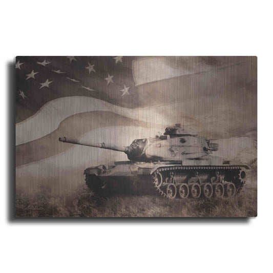 Luxe Metal Art 'The Liberator Tank' by Lori Deiter, Metal Wall Art