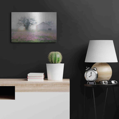 Luxe Metal Art 'Summer Sunrise' by Lori Deiter, Metal Wall Art,24x16