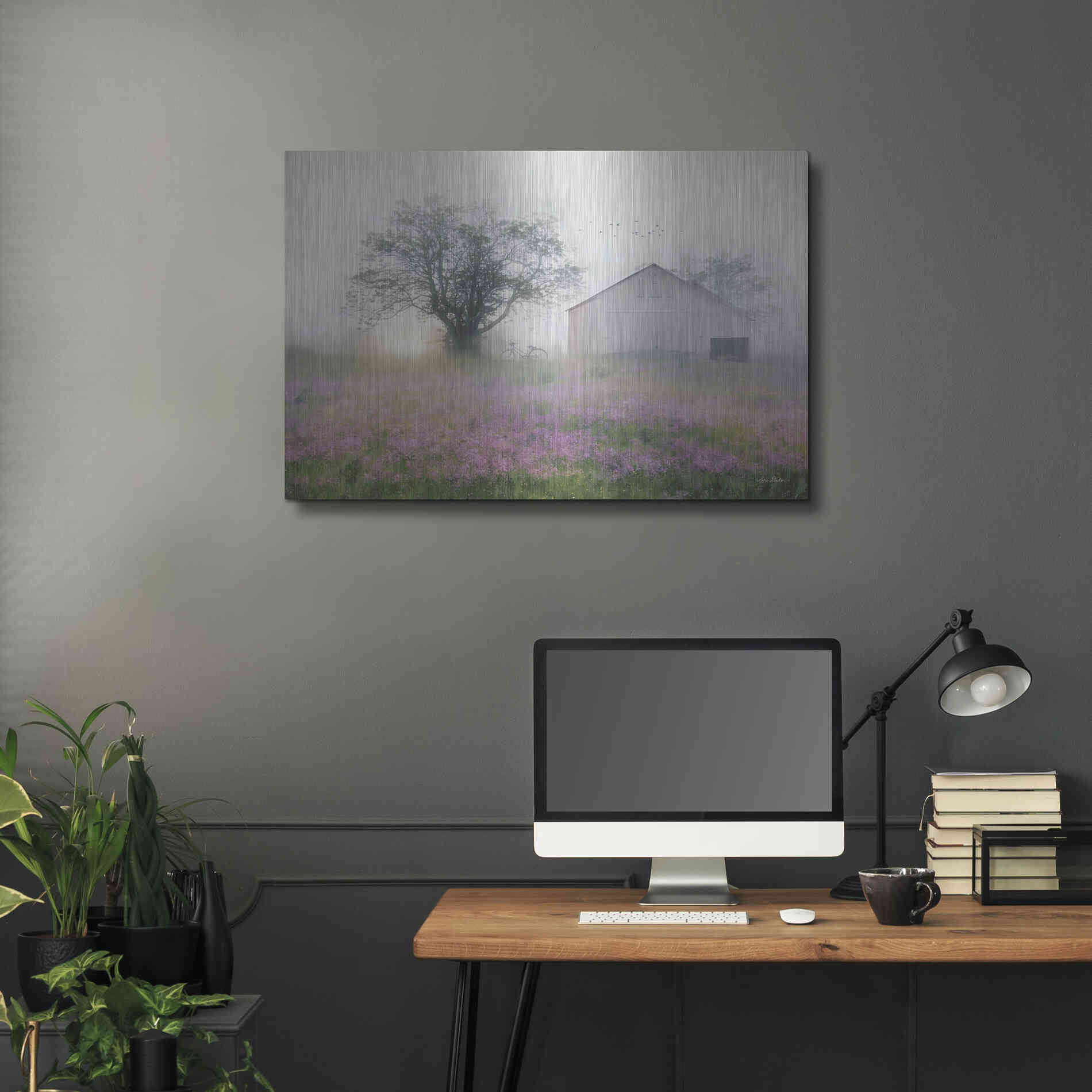 Luxe Metal Art 'Summer Sunrise' by Lori Deiter, Metal Wall Art,36x24