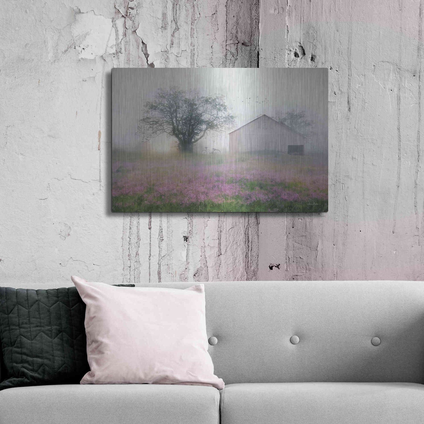 Luxe Metal Art 'Summer Sunrise' by Lori Deiter, Metal Wall Art,36x24