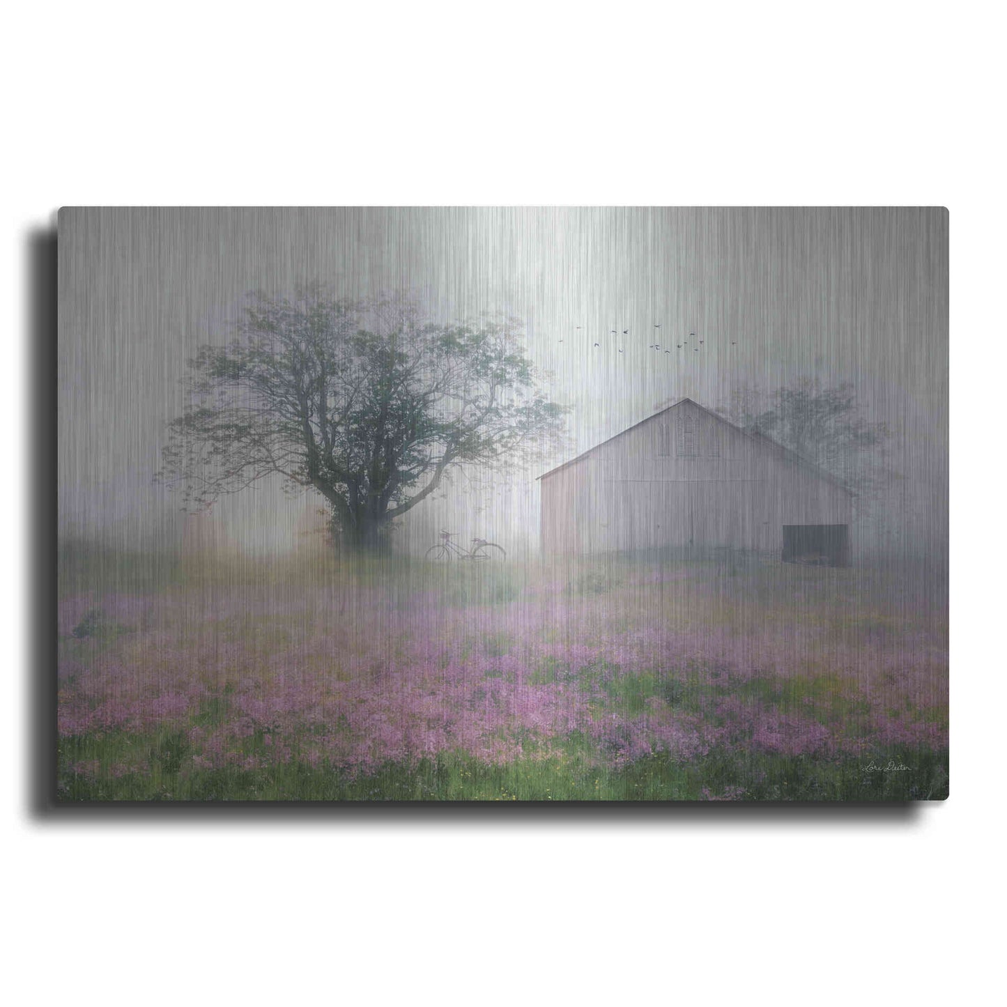Luxe Metal Art 'Summer Sunrise' by Lori Deiter, Metal Wall Art