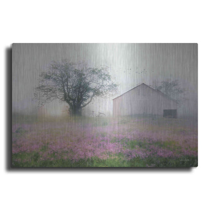 Luxe Metal Art 'Summer Sunrise' by Lori Deiter, Metal Wall Art