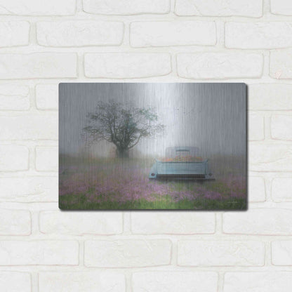Luxe Metal Art 'Summer Wildflowers' by Lori Deiter, Metal Wall Art,16x12