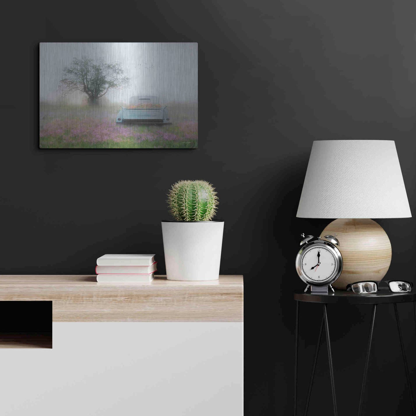Luxe Metal Art 'Summer Wildflowers' by Lori Deiter, Metal Wall Art,24x16
