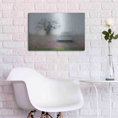 Luxe Metal Art 'Summer Wildflowers' by Lori Deiter, Metal Wall Art,24x16