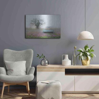 Luxe Metal Art 'Summer Wildflowers' by Lori Deiter, Metal Wall Art,24x16