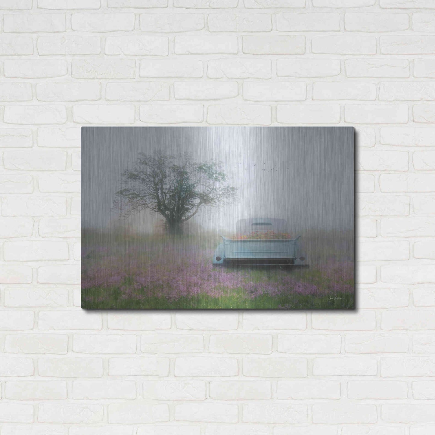 Luxe Metal Art 'Summer Wildflowers' by Lori Deiter, Metal Wall Art,36x24
