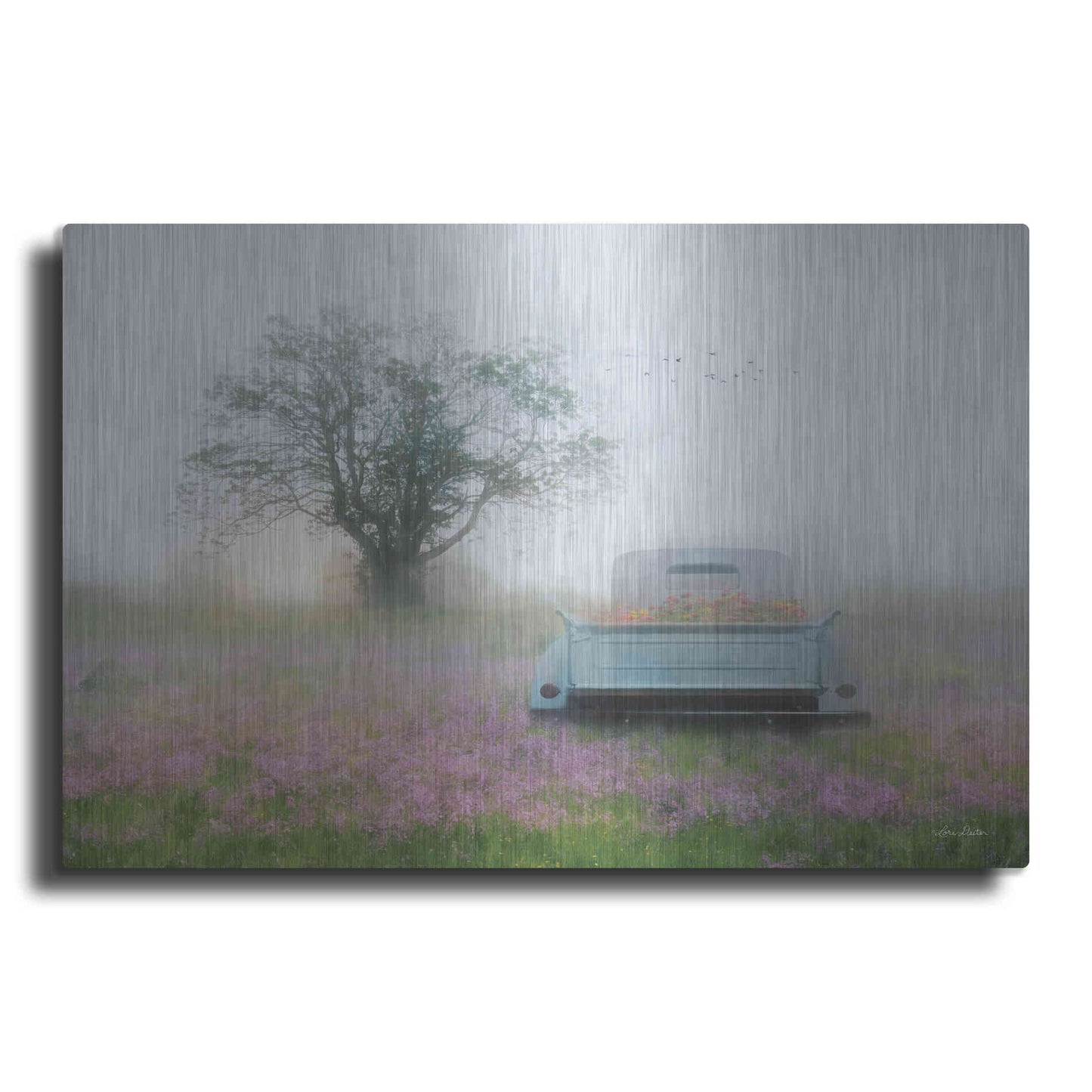 Luxe Metal Art 'Summer Wildflowers' by Lori Deiter, Metal Wall Art