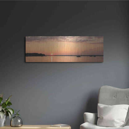 Luxe Metal Art 'The Perfect Ending' by Lori Deiter, Metal Wall Art,36x12
