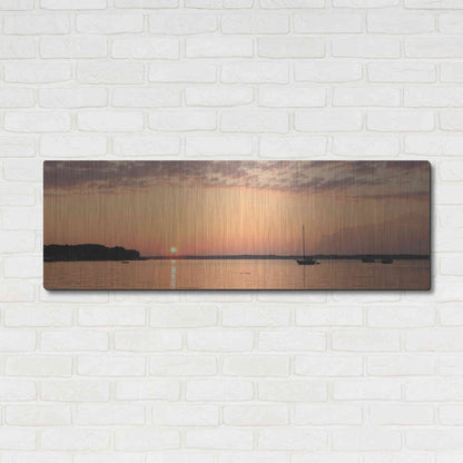 Luxe Metal Art 'The Perfect Ending' by Lori Deiter, Metal Wall Art,48x16