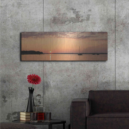 Luxe Metal Art 'The Perfect Ending' by Lori Deiter, Metal Wall Art,48x16