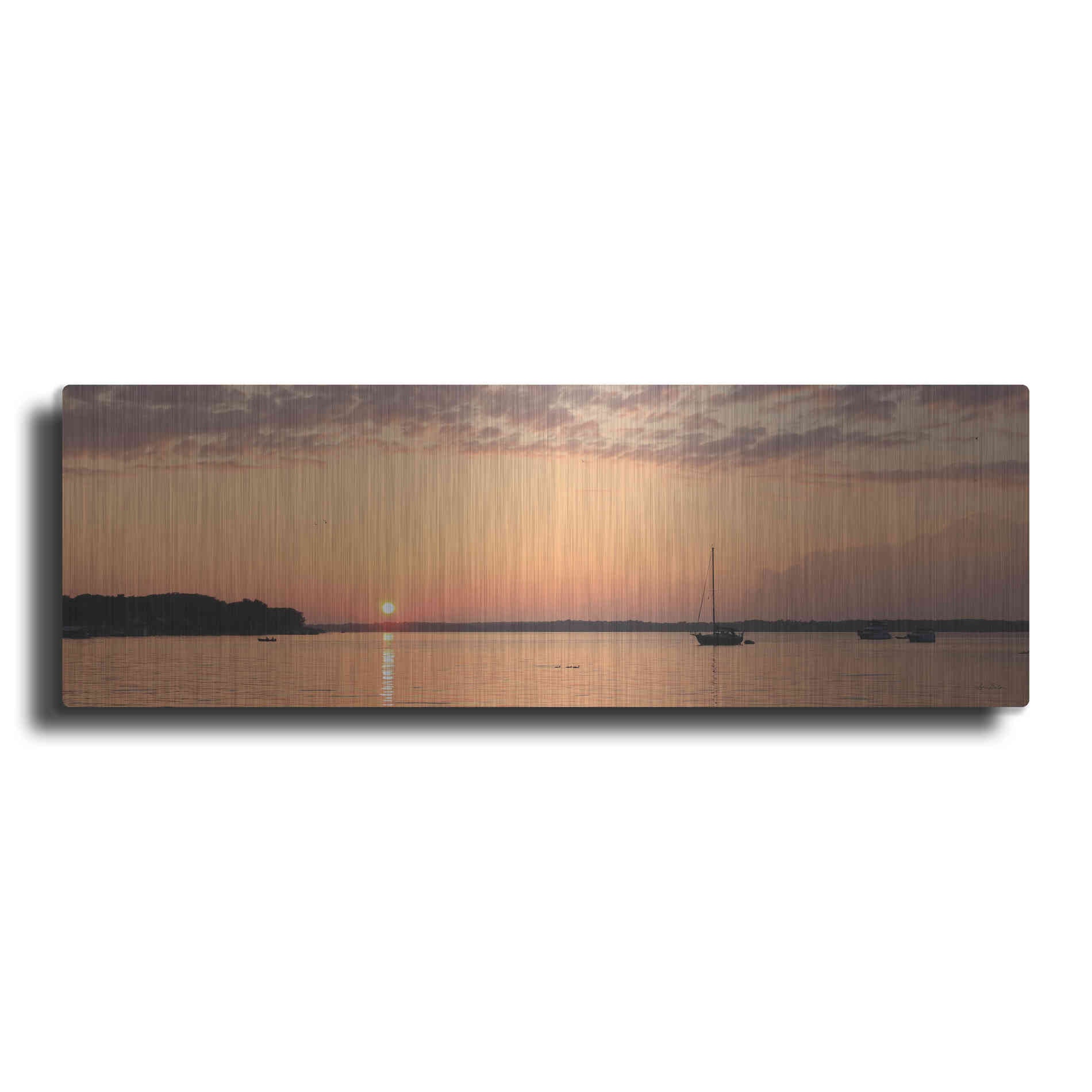 Luxe Metal Art 'The Perfect Ending' by Lori Deiter, Metal Wall Art