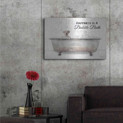 Luxe Metal Art 'Bubble Bath' by Lori Deiter, Metal Wall Art,36x24