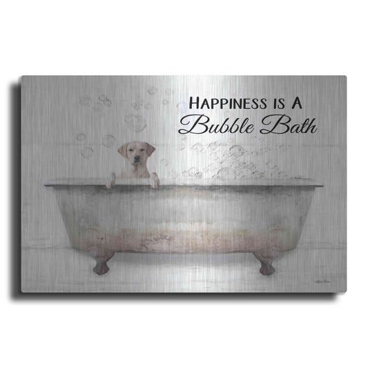 Luxe Metal Art 'Bubble Bath' by Lori Deiter, Metal Wall Art