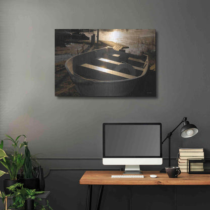 Luxe Metal Art 'Docked' by Lori Deiter, Metal Wall Art,36x24