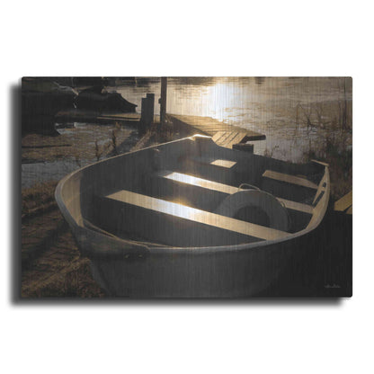 Luxe Metal Art 'Docked' by Lori Deiter, Metal Wall Art