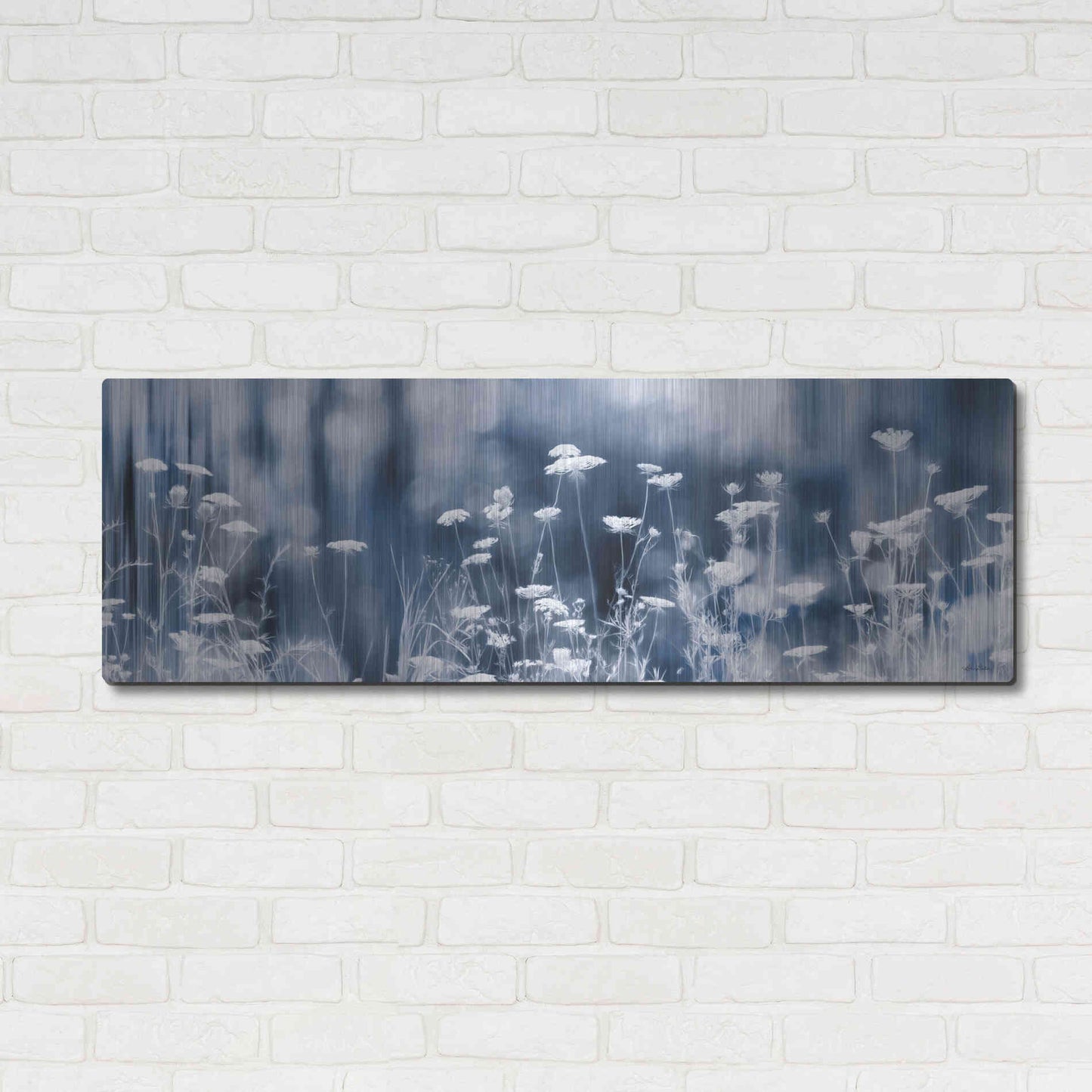 Luxe Metal Art 'Summer Dreams' by Lori Deiter, Metal Wall Art,48x16