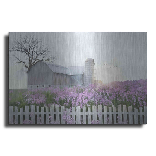 Luxe Metal Art 'Spring Blessings' by Lori Deiter, Metal Wall Art